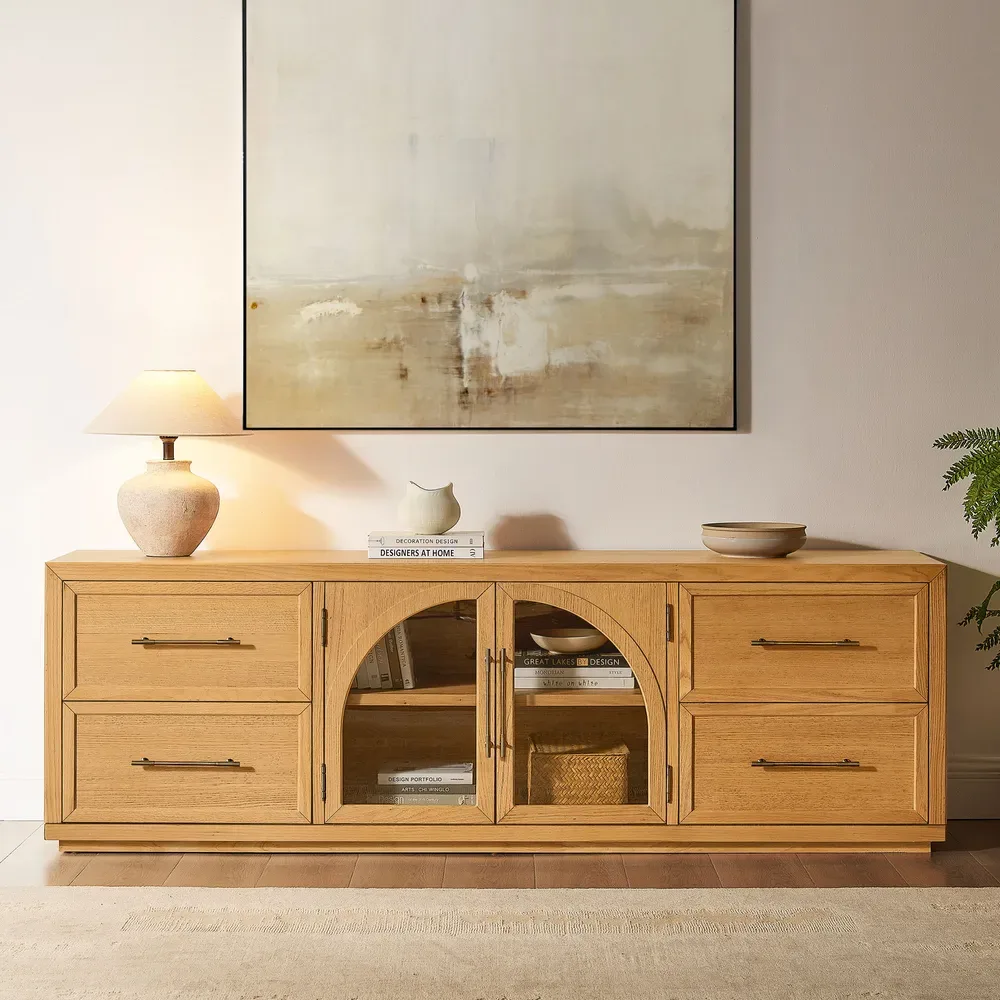 HERNEST Valborg Oak Media Console